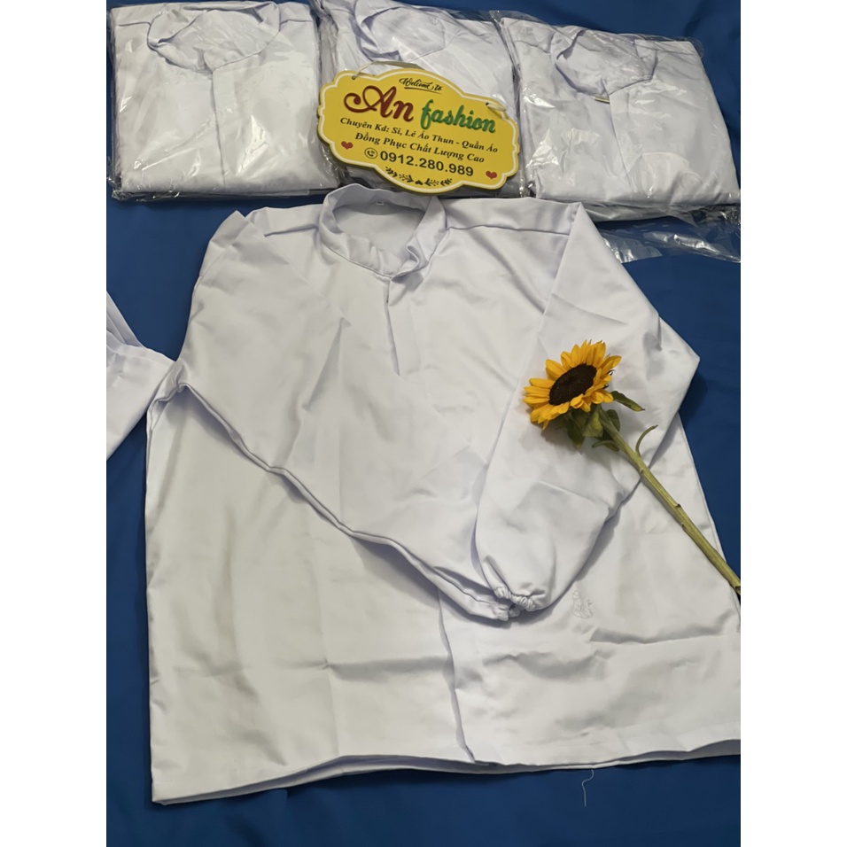 Quần áo thủy sản dùng trong ngành chế biến thủy sản vải siêu mềm hàng đẹp - mềm mịn.