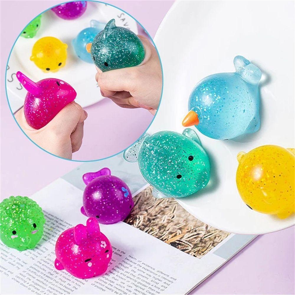 Đồ Chơi Mochi Hình Động Vật Biển Dễ Thương Giảm Căng Thẳng