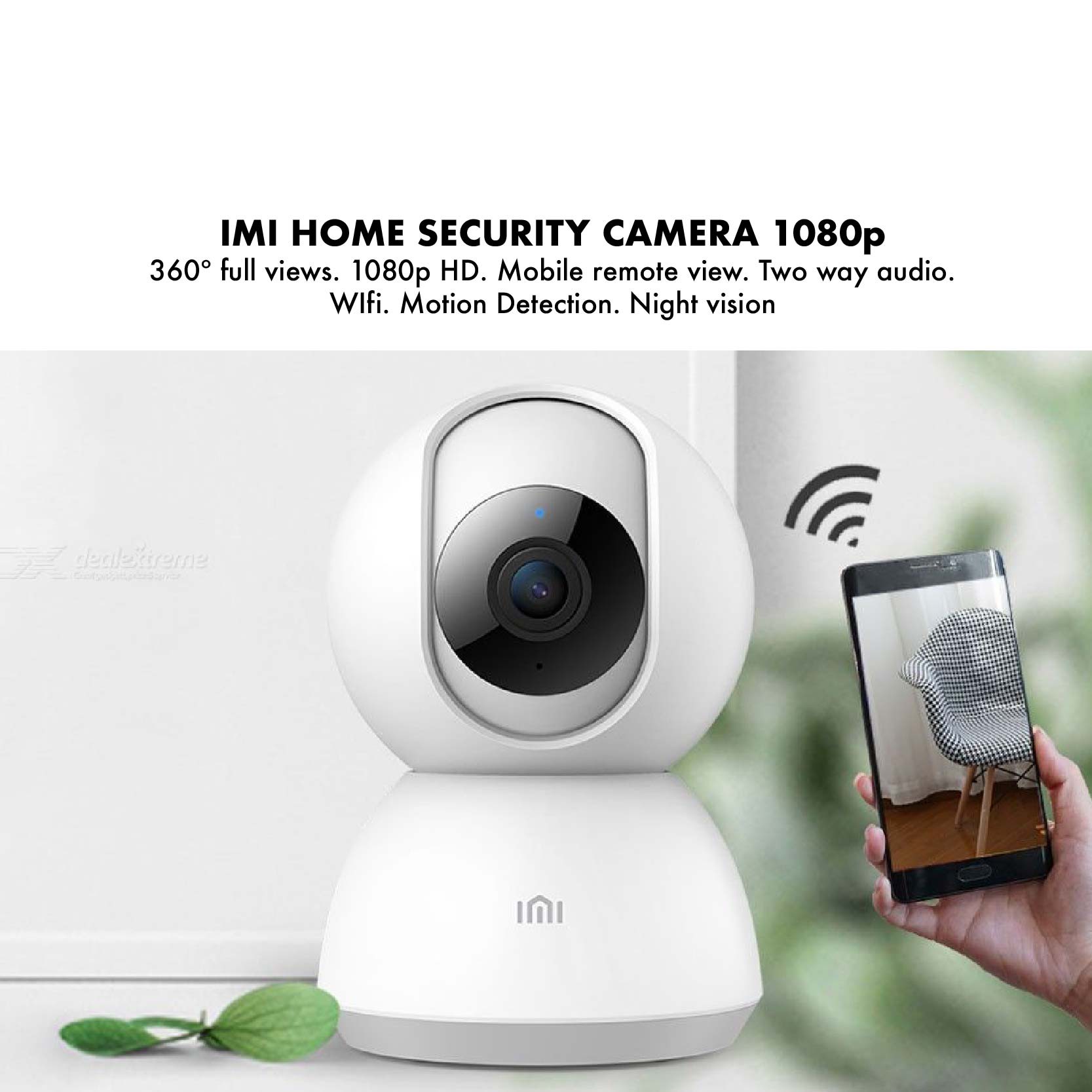 ANDROID Camera Ip Wifi Thông Minh Xiaomi Mi Mijia Youpin 1080p Xoay 360 Độ Kèm Bộ Phụ Kiện