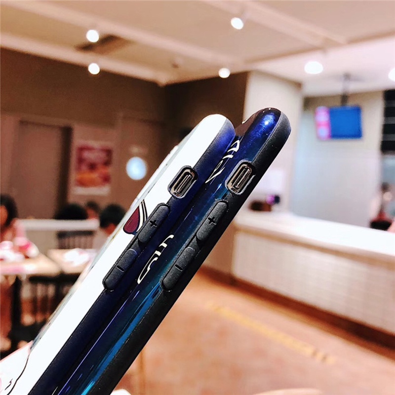 Ốp Điện Thoại Silicon Mặt Kính Hình Doraemon Chống Sốc Cho VIVO Y35 4G Y30 5G Y16 5G Y02S Y01A Y77 5G