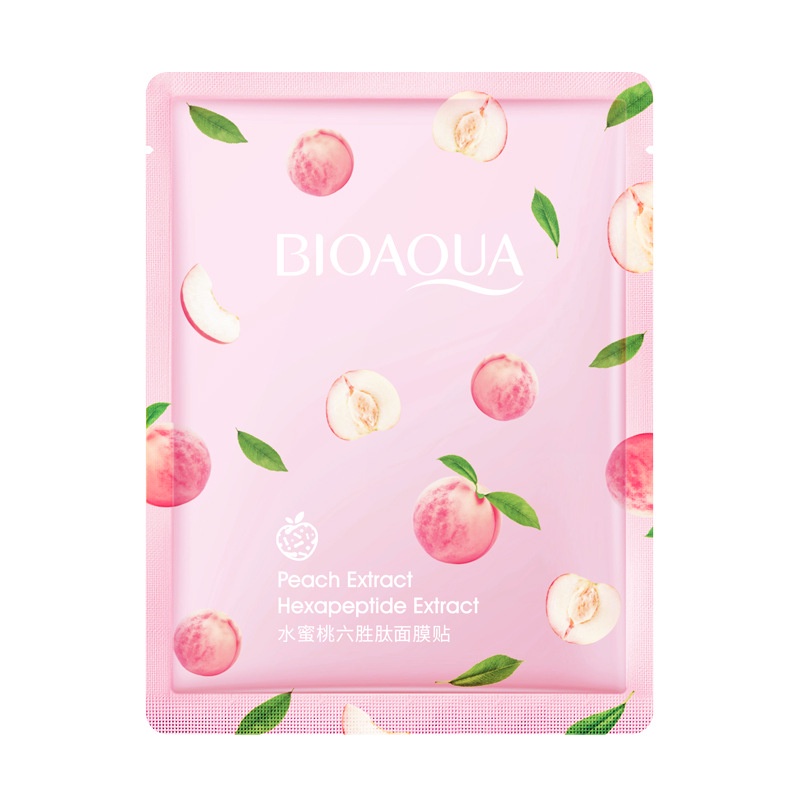 Mặt Nạ Trắng Da Bioaqua Tinh Chất Đào Mặt Nạ Dưỡng Ẩm Sáng Da Luxuka MNB04 (25g)