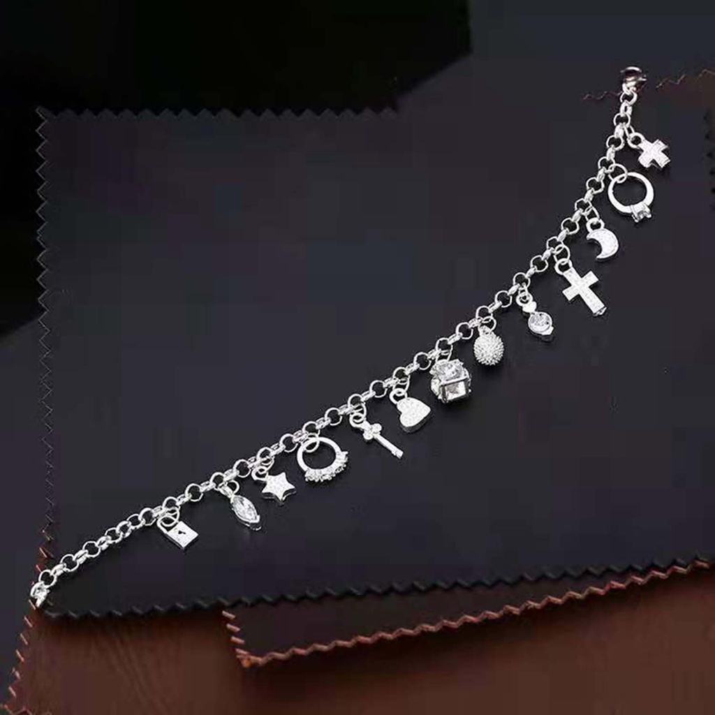 Vòng đeo tay mạ điện thiết kế hình học thời trang cho nữ