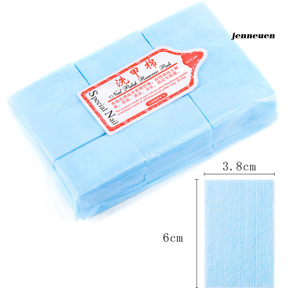 [Hàng mới về] Set 600 miếng bông tẩy sơn móng sử dụng một lần tiện dụng