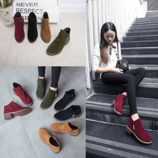 Freeship 99k TQ_Giày bốt ngắn