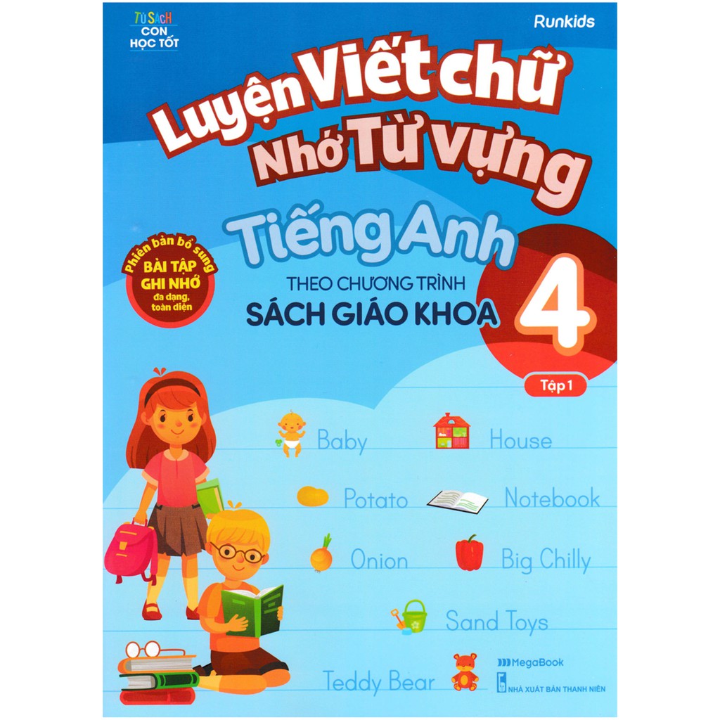 Sách - Luyện Viết Chữ Nhớ Từ Vựng Tiếng Anh 4 Tập 1 (Theo Chương Trình Sách Giáo Khoa)