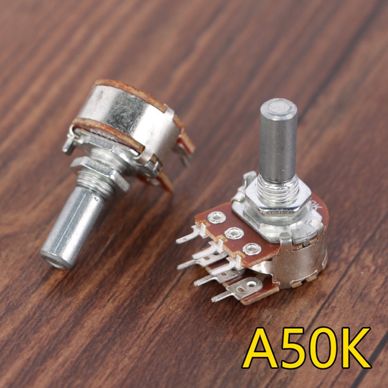 ⚡A10K 50K Loại A Chiết Áp 6 Chân Điều Khiển Âm Lượng Đa Năng 6 Pin Master Volume⚡