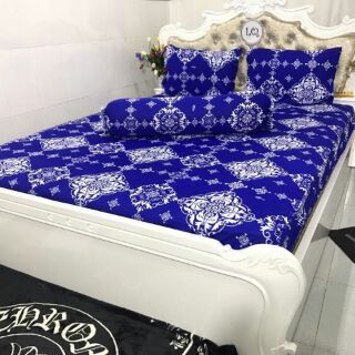 BỘ GA CHUN + 3 VỎ GỐI THUN HQ
