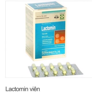 Men vi sinh LACTOMIN chính hãng từ Hàn Quốc [Hộp 60 viên]
