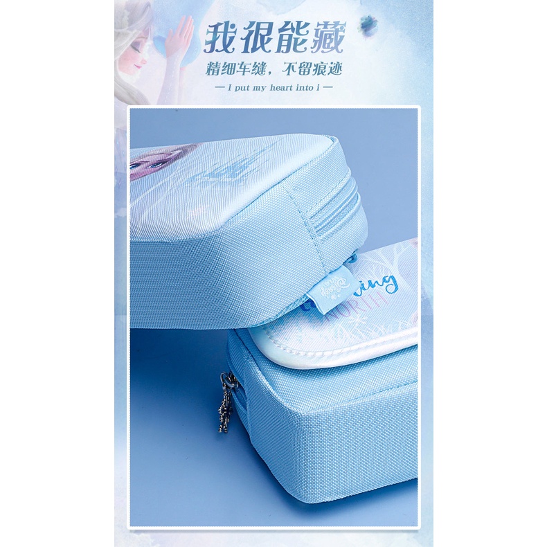 Túi Đựng Bút Chì In Hình Công Chúa Elsa Disney 2022 Kích Thước 12 Tuổi