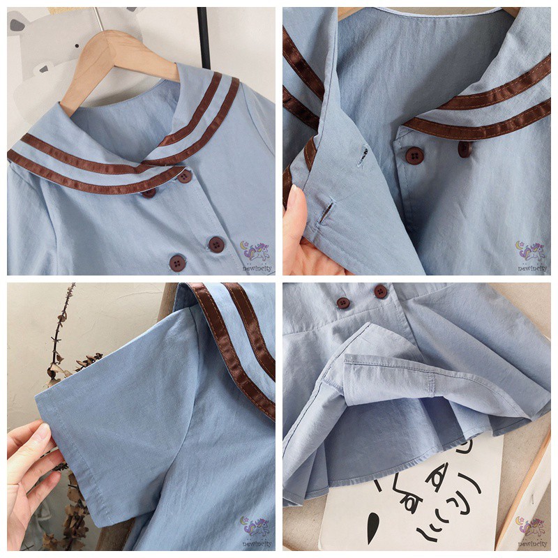 Set Áo Thun Tay Ngắn + Quần Short Năng Động Thời Trang Phong Cách Hàn Quốc Cho Bé