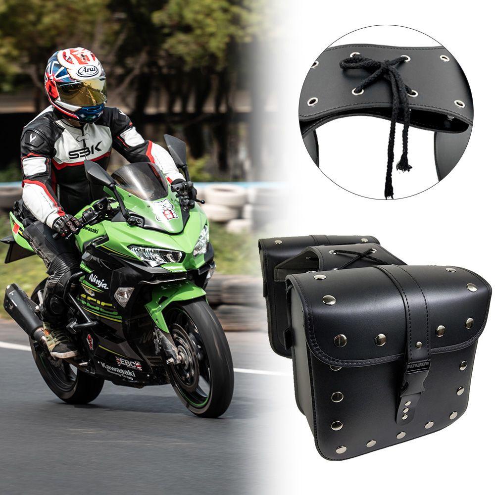 Set 2 Túi Đựng Tiền Xu / Tài Liệu Gắn Yên Xe Mô Tô Tiện Lợi