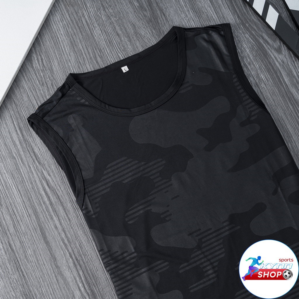 Áo sát nách thể thao nam, vân oằn đẹp mắt phom 50-80kg kynn shop | BigBuy360 - bigbuy360.vn