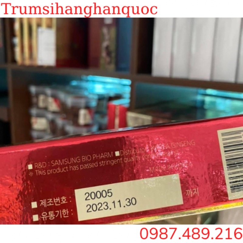 [ HÀNG MỚI VỀ ] Tinh dầu thông đỏ Cheong Song Won Gold Samsung Bio Pharm (hộp 180 viên)