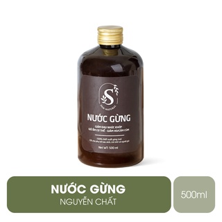 Nước Cốt Gừng Nguyên Chất 500ml Chiết Suất Gừng Tươi Gíup Giữ Ấm Cơ Thể Mẹ Sau Sinh Và Cho Bé - SAM NATURAL