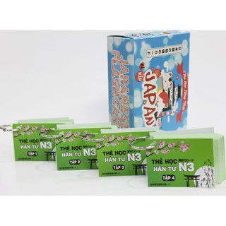 Thẻ Học Hán Tự Tiếng Nhật N3 - Flashcards Kanji Trung Cấp (Tái Bản Mới Nhất)
