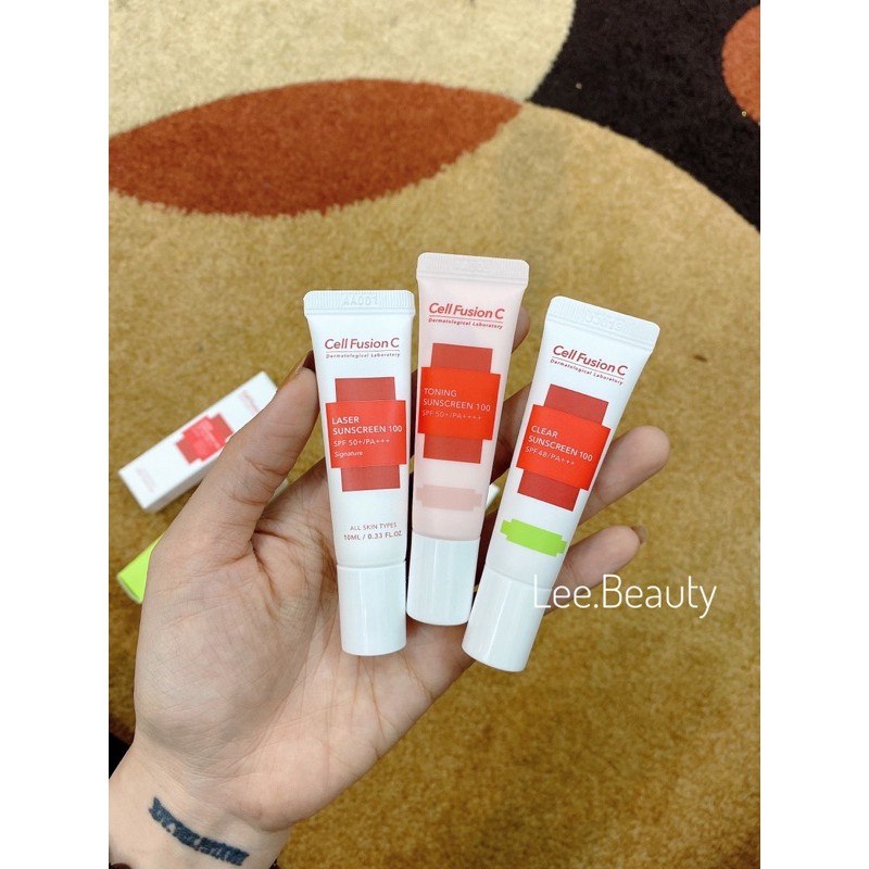 [Mẫu mới] tuýp 10ml Kem chống nắng Cell Fusion  C SPF 50+/ PA +++ | BigBuy360 - bigbuy360.vn