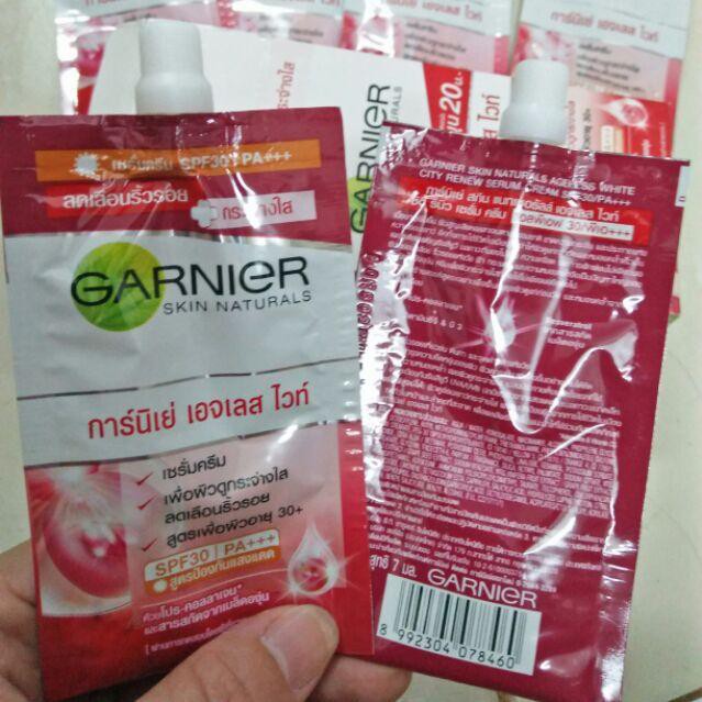 c 6 tuýt dưỡng chống nắng Garnier đỏ thái lan c