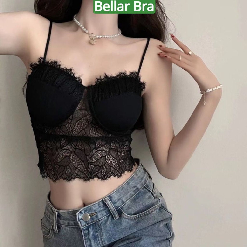 Áo bra nữ ren Cao Cấp, Áo ngực mút mỏng không gọng sang chảnh B2206
