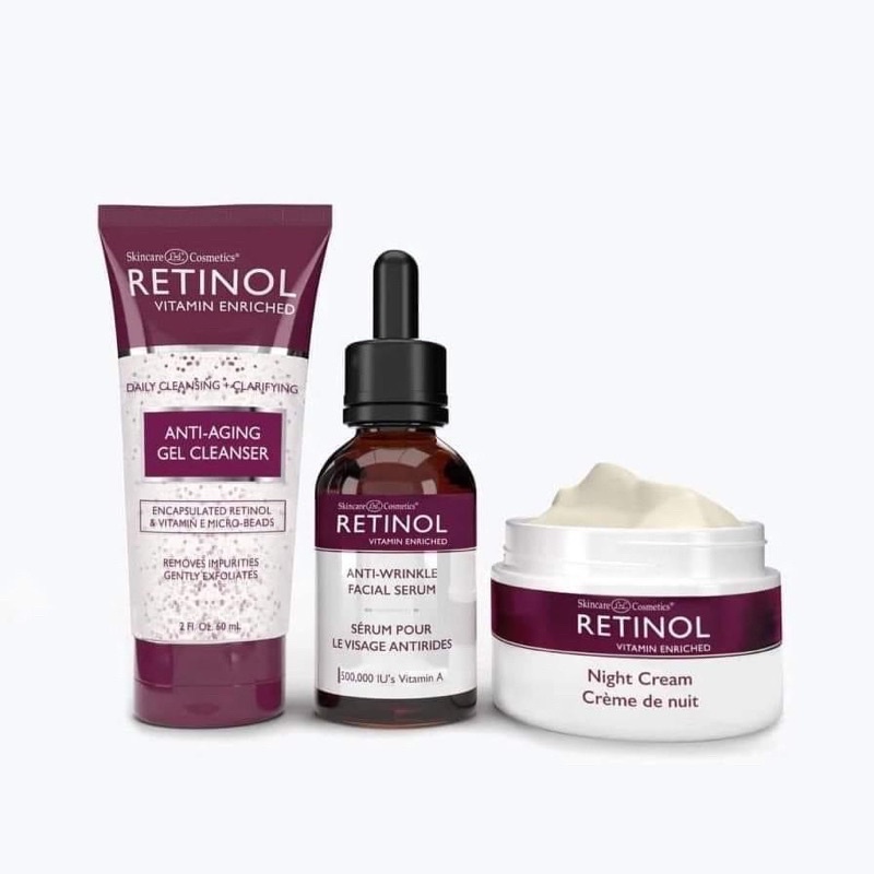 Set Retinol Kit dưỡng da, chống lão hoá