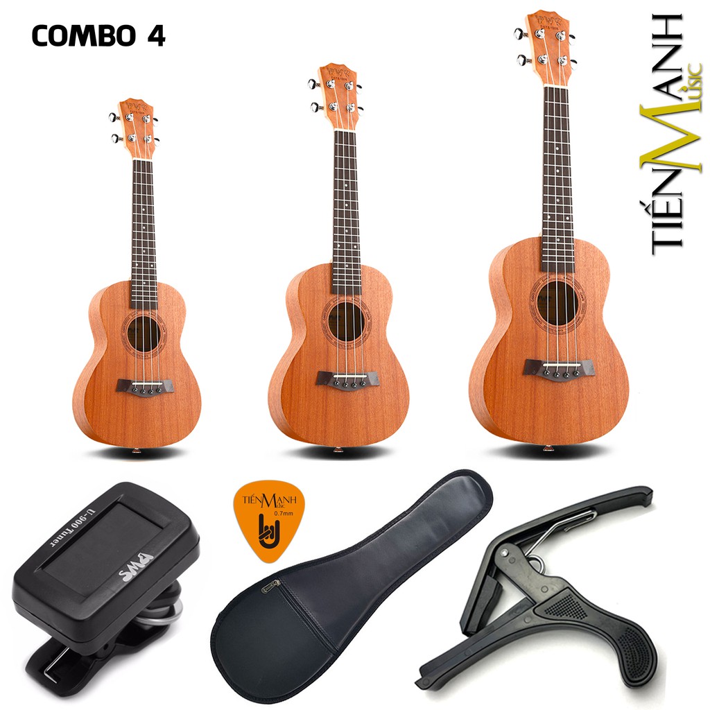 Đàn Ukulele Concert, Tenor, Soprano Chính Hãng BWS B01 - Bảo trì trọn đời (Uku Gỗ Mahogany Tiến Mạnh Music nhập khẩu)