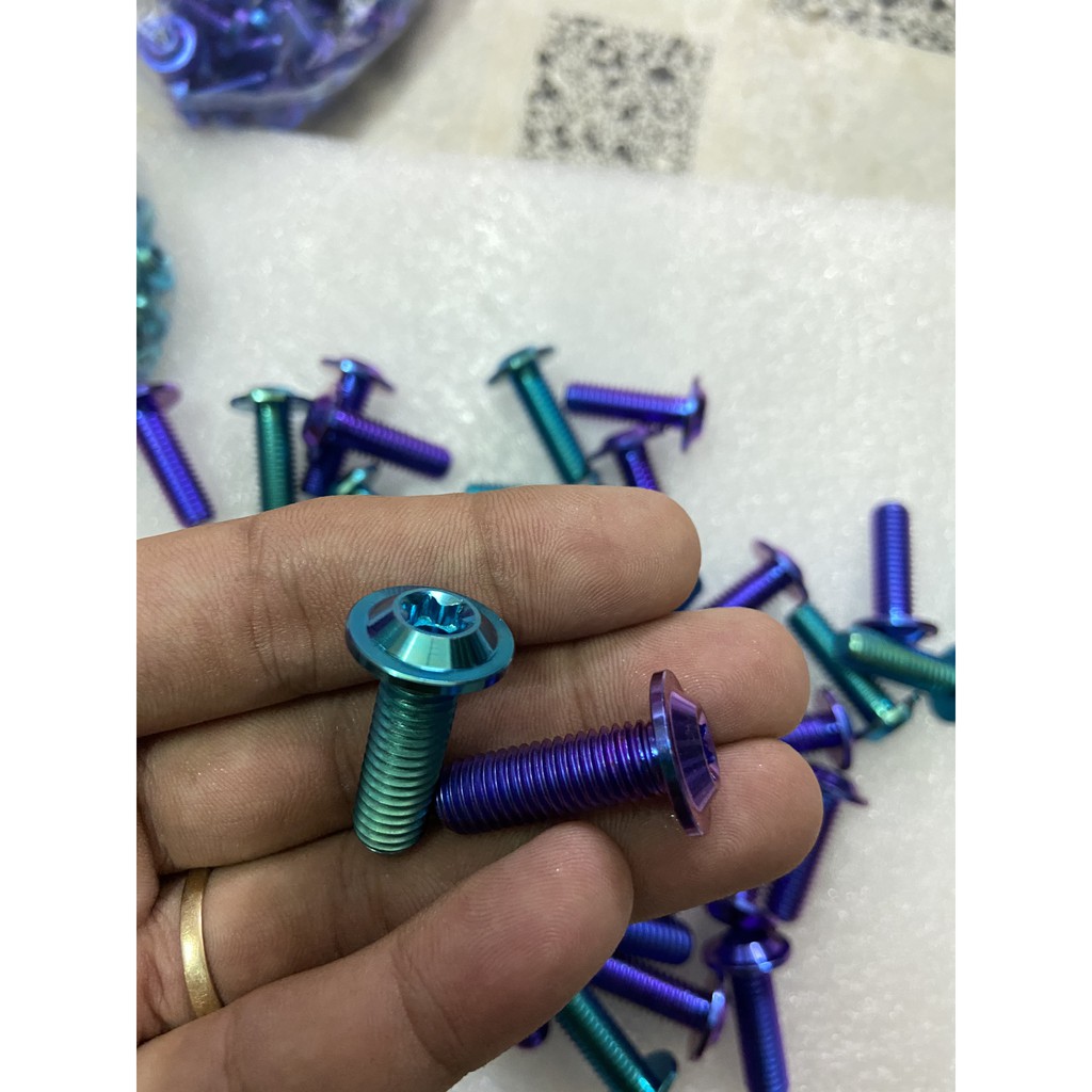 Ốc Đĩa Titan Gr5 8ly25 Gắn Xe Máy