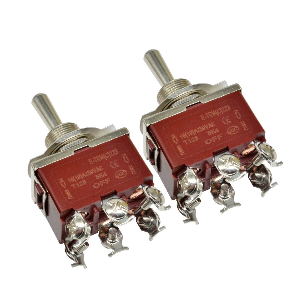 Công Tắc Đòn Bẩy E-Ten 223 31.4x19.7mm 6pin On-Off-On