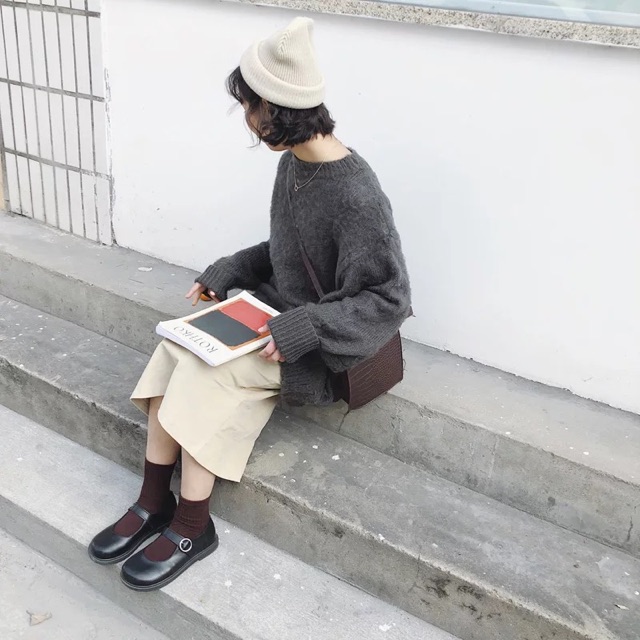 [ORDER 15 NGÀY] Giày Mary Janes nữ mũi tròn | BigBuy360 - bigbuy360.vn