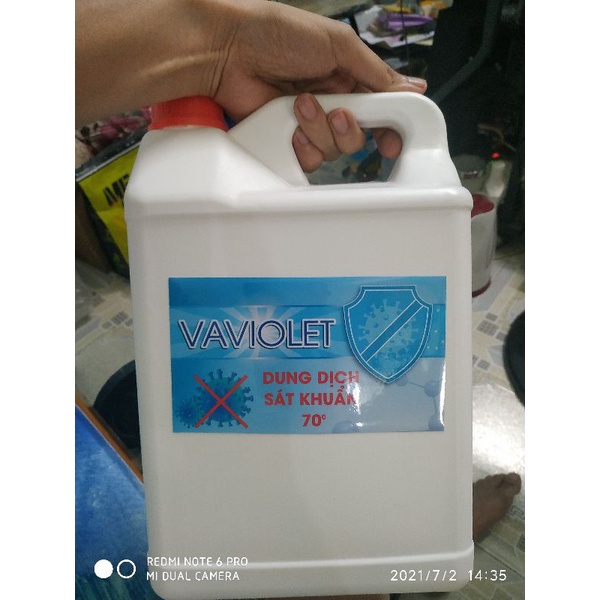 Nước rửa tay khô diệt khuẩn 70 độ, sát khuẩn bình 5 lít giá rẻ hương thơm | BigBuy360 - bigbuy360.vn
