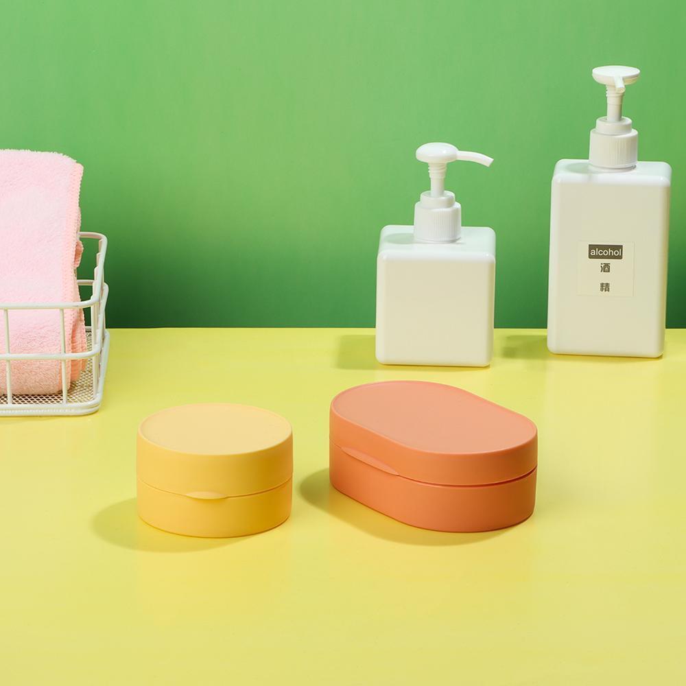 ZAIJIE24 Hộp Đựng Xà Phòng 24 Ngăn Bằng Nhựa Có Nắp Đậy Tiện Dụng Ốp