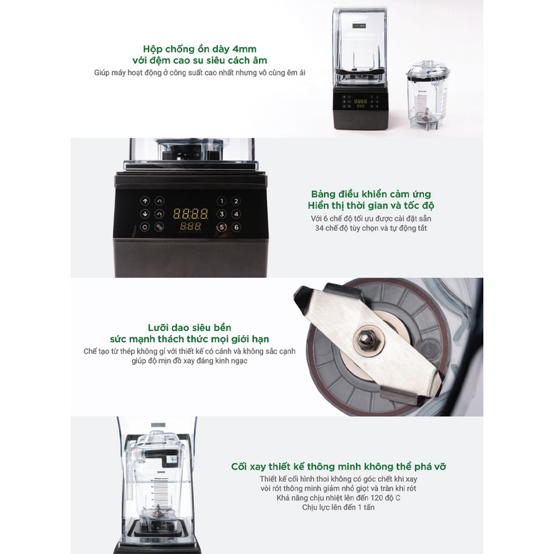 [Promix S900] Máy xay sinh tố công nghiệp Promix Monster PM-S900