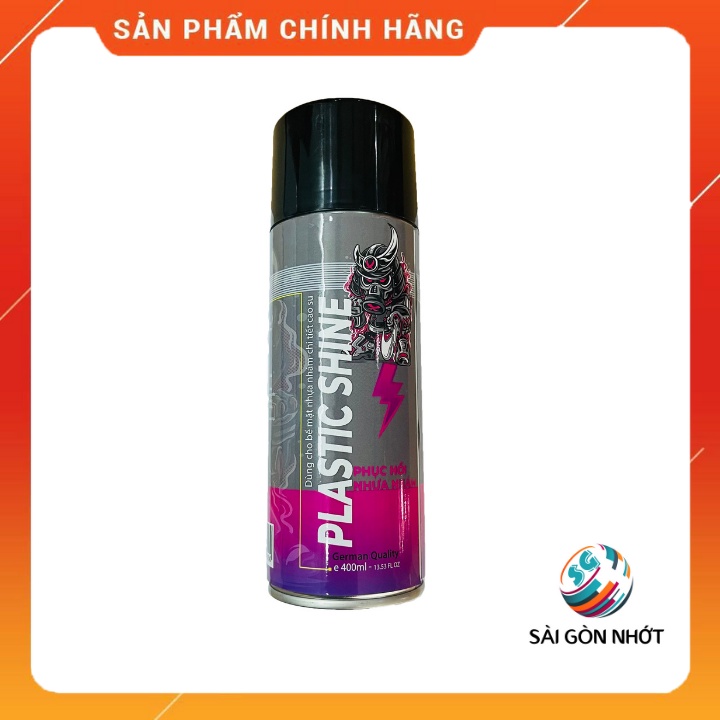 CHAI XỊT PHỤC HỒI NHỰA NHÁM, LỐP XE SPRAYKING 400ml