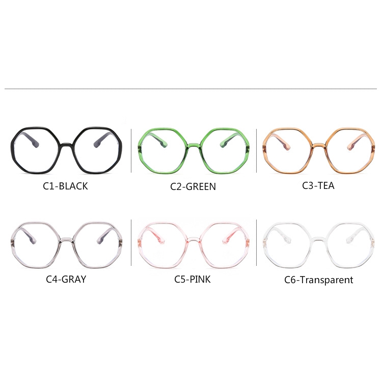 Mắt kính kiểu cách chống ánh sáng xanh bản lề kim loại thời trang đường phố