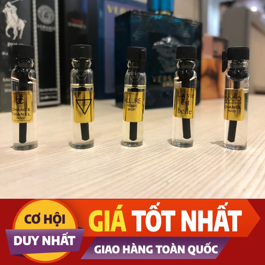 [ĐẶC BIỆT] Vial nước hoa 2ml Hương Thơm Quyến Rũ