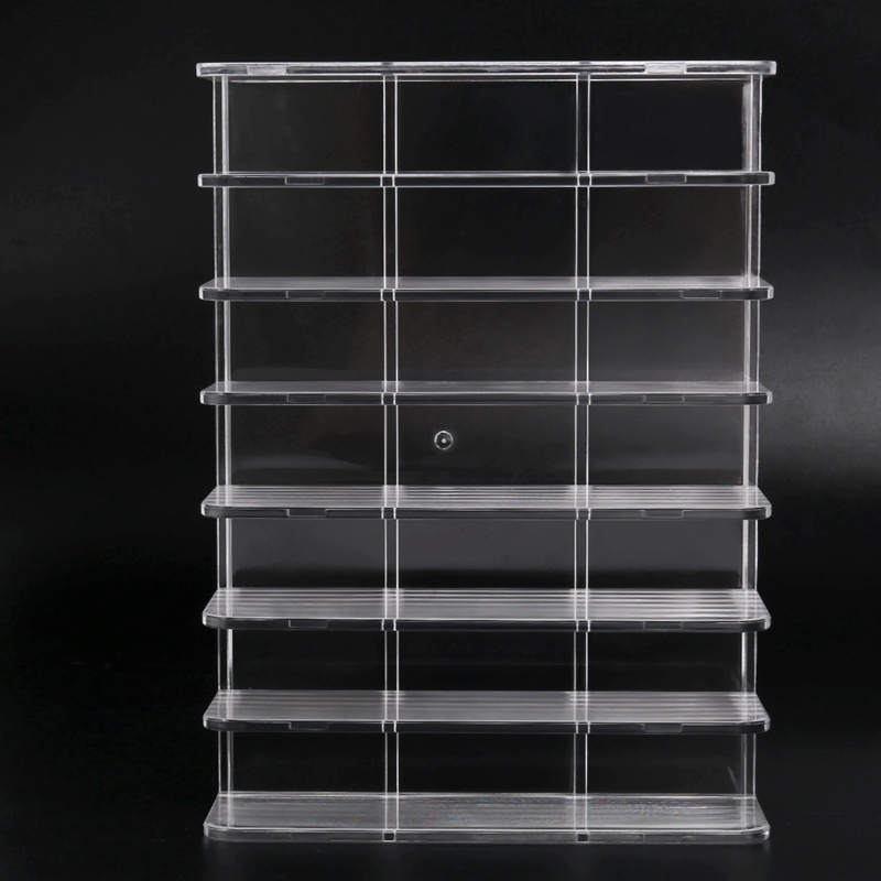 Bộ 2 Khay Đựng Phấn Mắt 7 Ngăn Bằng Acrylic Tiện Dụng