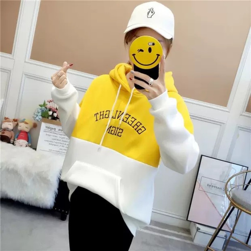 Áo khoác nỉ Hoodie KN23 trần bông êm ái in hình Green Light, form unisex cho nam và nữ thời trang, trẻ trung, cao cấp