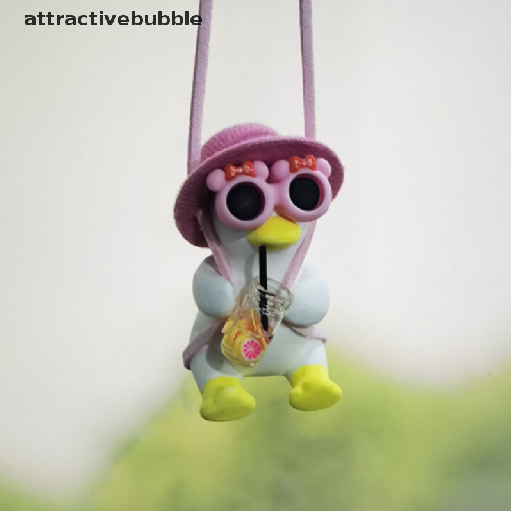 Phụ Kiện Treo Trang Trí Gương Chiếu Hậu Xe Ô Tô Hình Vịt Con Dễ Thương