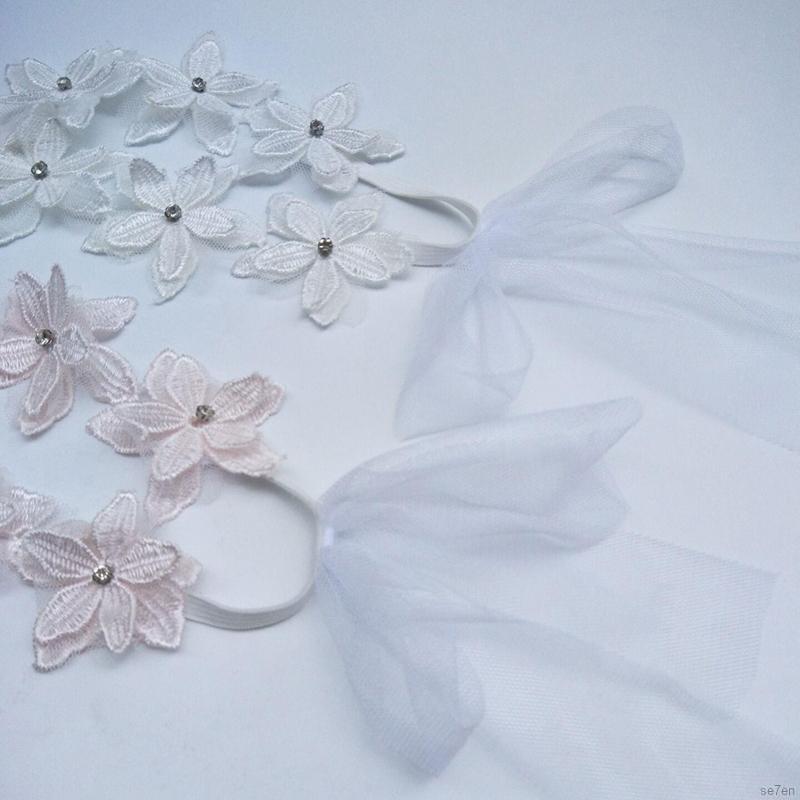 Băng đô hình hoa xinh xắn cho bé từ 1 tới 3 tuổi