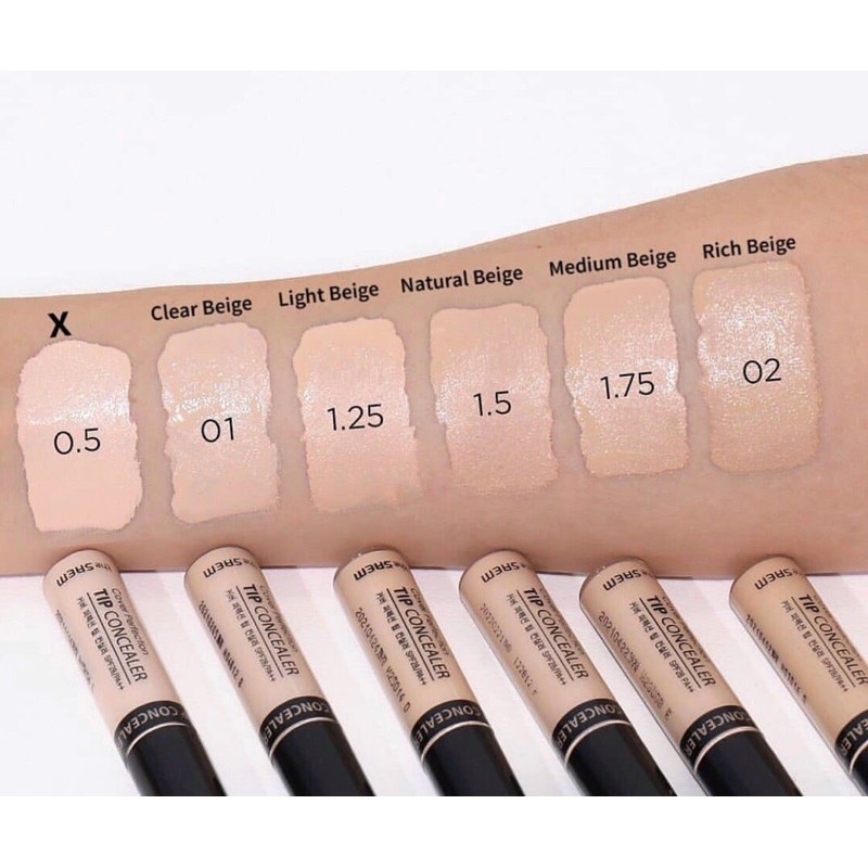 Kem Che Khuyết Điểm The Saem Cover Perfection Tip Concealer SPF28/PA++ 6,5g | BigBuy360 - bigbuy360.vn
