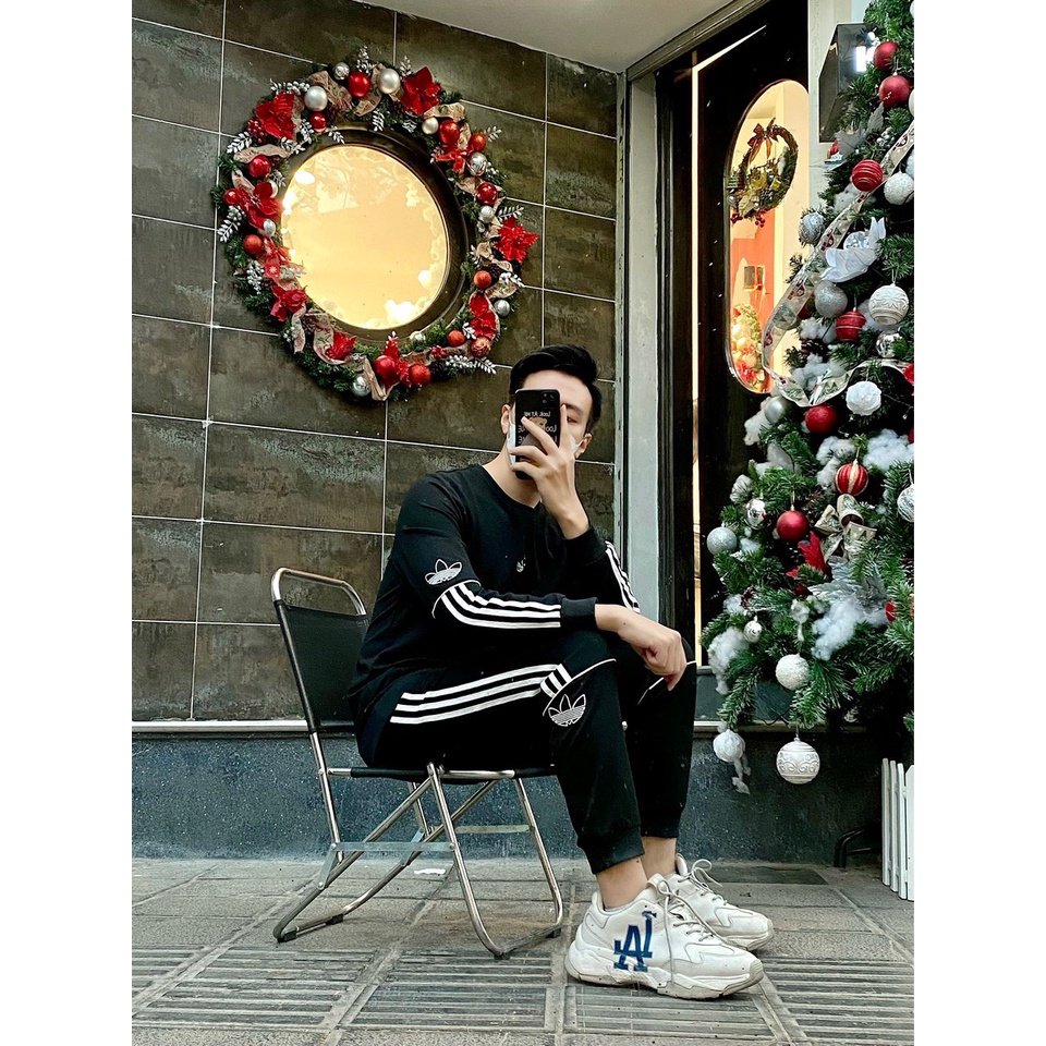 (HÀNG XUẤT XỊN) Bộ nỉ da cá Chéo  nam das MẪU MỚI NHẤT siêu đẹp, ko xù bai gião.  5 logo thêu nét căng