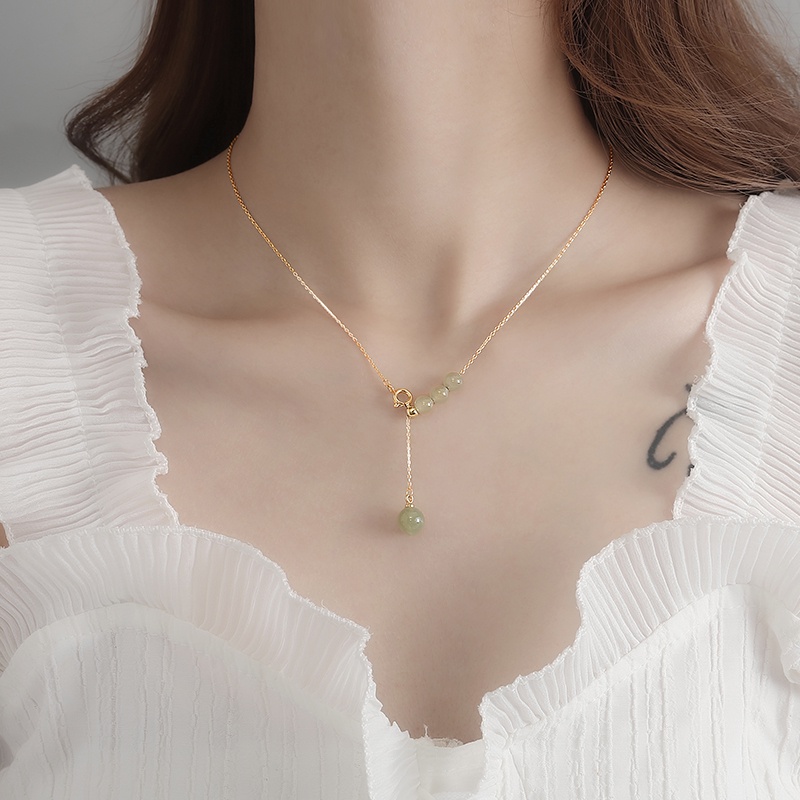 Vòng cổ Mặt Ngọc Bích Thời Trang