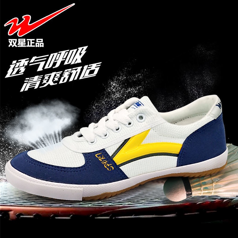 Giày Thể Thao canvas Đế Mềm Chống Trượt Chuyên Dụng Cho Nam Nữ Chơi Bóng Bàn