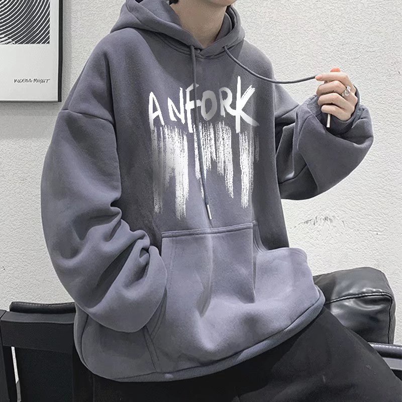 Áo hoodie hip hop Hàn Quốc 5 màu tùy chọn M-8Xl