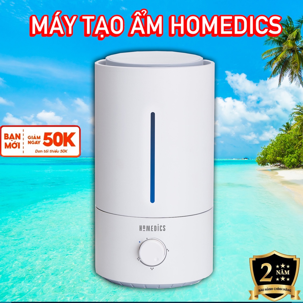 Máy tạo ẩm siêu âm khử khuẩn USA HoMedics UHE-CMTF20