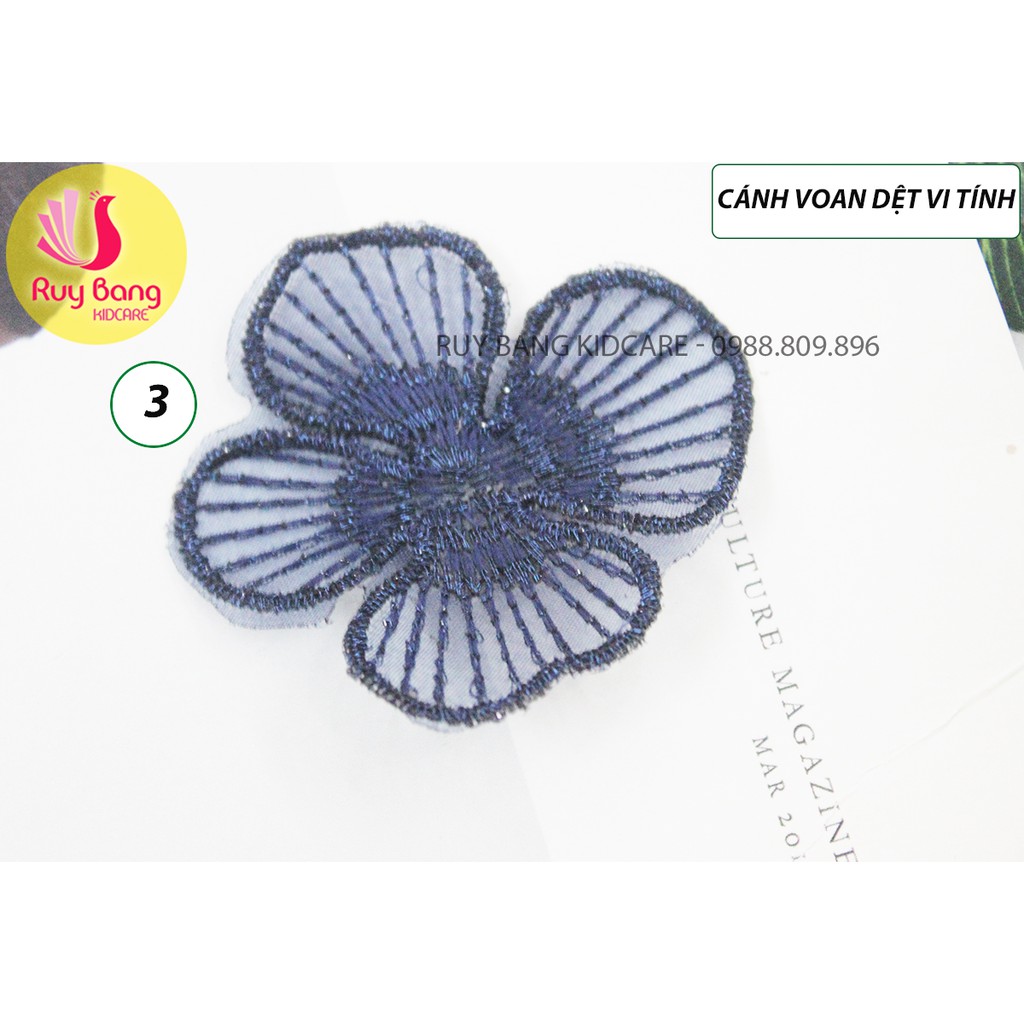 Cánh hoa-Cánh voan dệt vi tính