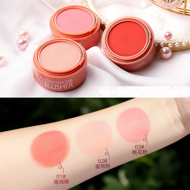 Phấn Má Hồng Leezi Blooms Over Blooms Blusher Giữ Màu Lâu Trôi