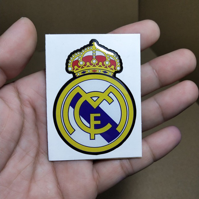 Sticker Dán Trang Trí Họa Tiết Chữ Real Madrid