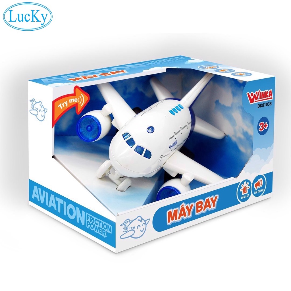 Đồ Chơi Trẻ Em Máy Bay DUKATOYS -DK81038 -An Toàn Cho Trẻ