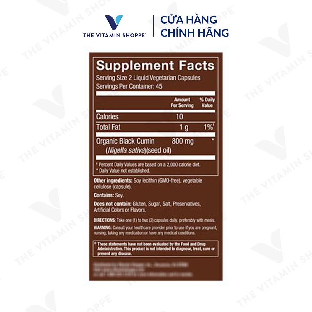 Viên uống dầu hạt thìa là đen tăng cường hệ miễn dịch PLNT Black Seed Oil 90 viên