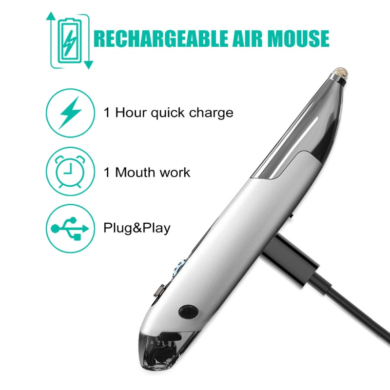 Chuột Không Dây 1200 DPI 2.4G Cổng USB Dùng Thay Thế Cho Laptop Trái Phải