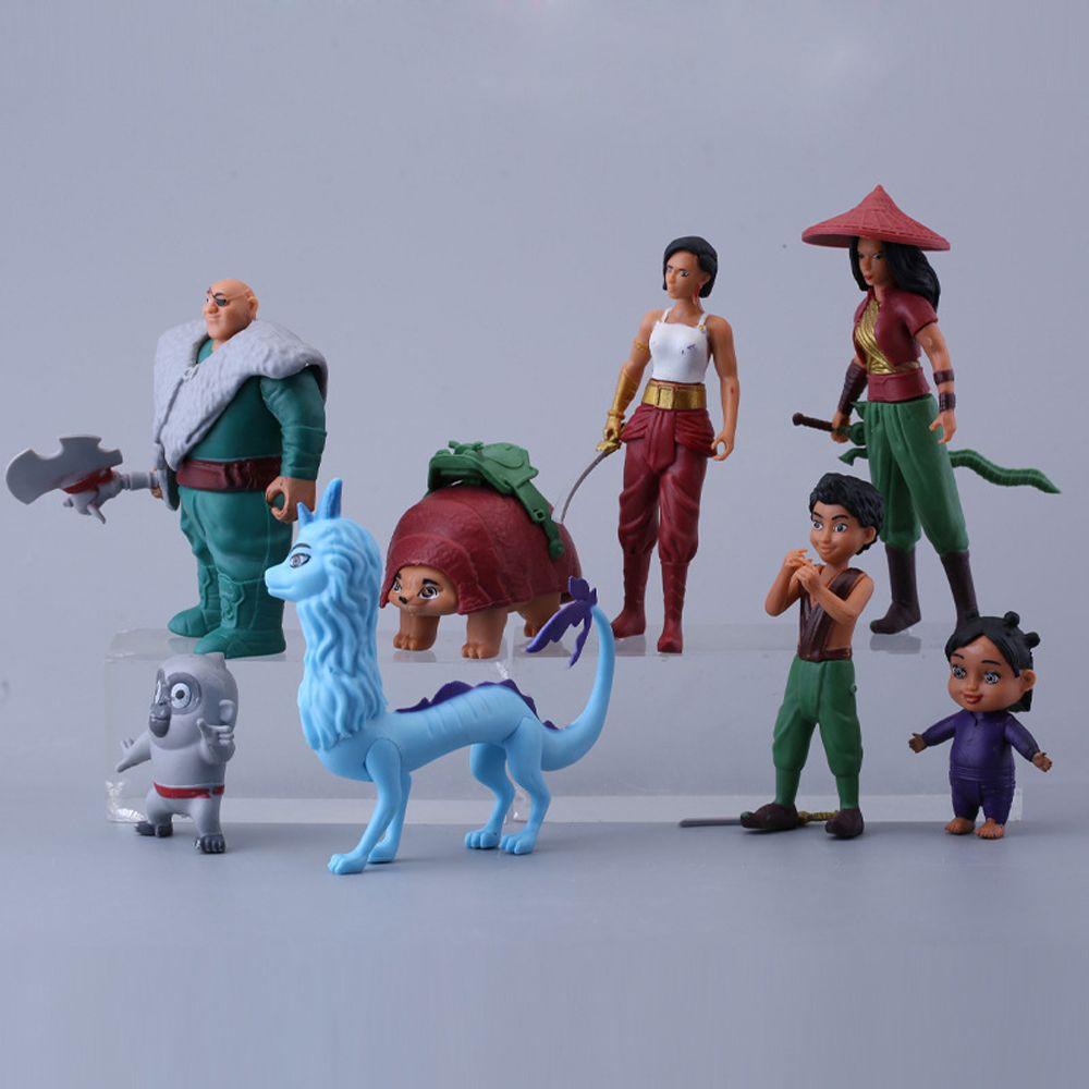 Mô Hình Nhân Vật Raya Và The Last Dragon Hoạt Hình Trang Trí Bàn Làm Việc